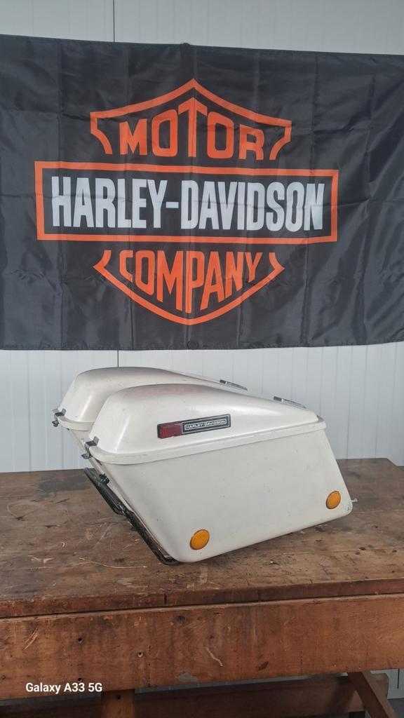 Originele Kofferset Panhead Earlyshovel Shovelhead, Motoren, Onderdelen | Harley-Davidson, Gebruikt, Ophalen of Verzenden
