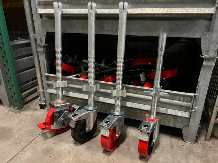 Steigerwielen 20CM diverse modellen, Doe-het-zelf en Verbouw, Steigers, Nieuw, Rolsteiger of Kamersteiger, Minder dan 2 meter