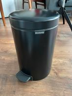 Brabantia 12L zwart soft-close pedaalemmer prullenbak, Huis en Inrichting, Woonaccessoires | Prullenbakken, Ophalen, Gebruikt