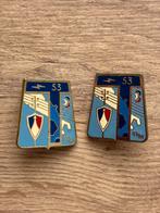 Militaire borsthanger/speld, Verzamelen, Ophalen of Verzenden, Landmacht, Overige gebieden, Embleem of Badge
