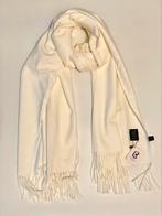 Beau&Caro witte wintersjaal, Kleding | Dames, Mutsen, Sjaals en Handschoenen, Beau&Caro, Ophalen of Verzenden, Nieuw, Sjaal