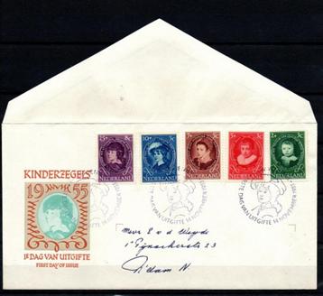 Nederland FDC nr. 24 Kinderzegels beschreven beschikbaar voor biedingen