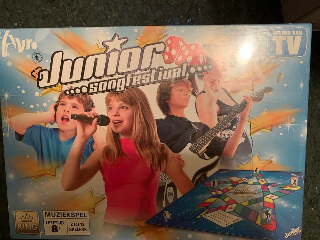 Junior Songfestival Muziekspel, Ophalen of Verzenden, Zo goed als nieuw