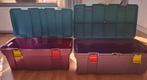 Rubbermaid Opbergbakken - Set van 2, Ophalen, Kunststof, 50 tot 100 cm, Zo goed als nieuw