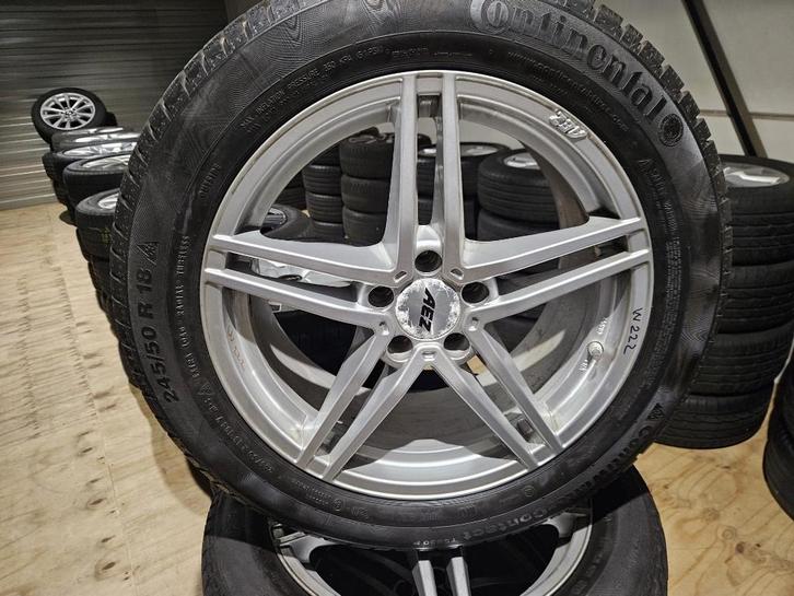 Mercedes S klasse W222 Velgen Banden winterbanden 18inch, Auto-onderdelen, Banden en Velgen, Banden en Velgen, Winterbanden, 18 inch