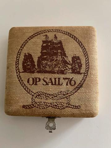 Zilveren Op Sail '76 Herdenkingsmunt beschikbaar voor biedingen
