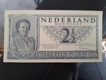 2½ Gulden 1949 -   puntgaaf beschikbaar voor biedingen