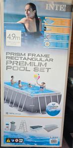 Intex Prism Frame Zwembad - Rechthoekig, Ophalen, Gebruikt, 200 tot 300 cm, 80 tot 120 cm