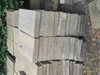Nette terrastegels geel genuanceerd 40m² 6cm dik 60cmx30cm, Ophalen, Gebruikt, 10 m² of meer, Beton