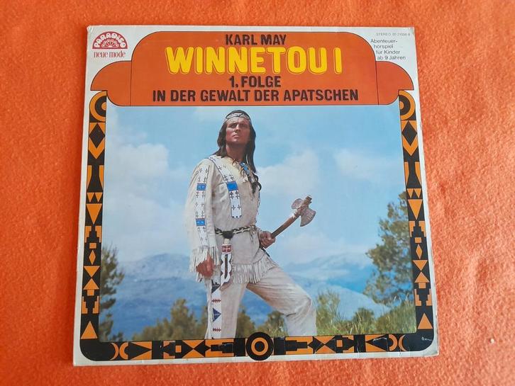 Karl May Winnetou I 1. Folge In der Gewalt der Apatschen, Cd's en Dvd's, Vinyl | Kinderen en Jeugd, Gebruikt, Verhaal of Sprookje