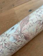 Prachtig vliesbehang met bloemen, Vintage flower roze, Ophalen of Verzenden, Minder dan 10 m², Roze