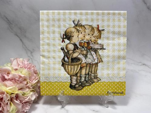 Ambiente knutsel servetten 4 hummel meisjes verjaardag 415, Hobby en Vrije tijd, Knutselen, Nieuw, Materiaal, Ophalen of Verzenden