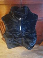 Zwart bodywarmer gilet fake fur, Kleding | Dames, Ophalen of Verzenden, Nieuw, Maat 38/40 (M), Zwart