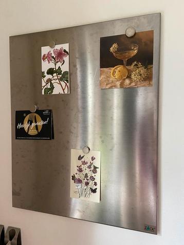 Rvs magneetbord van designmerk Zack beschikbaar voor biedingen
