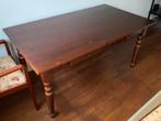 Eettafel hout 160x90x76 met 2 laden, Huis en Inrichting, Ophalen, Gebruikt, 200 cm of meer, 50 tot 100 cm