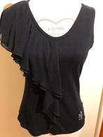 dames top - Pringle, Verzenden, Zwart, Zo goed als nieuw, Maat 36 (S)