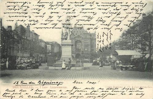 (379-039-029) Bruxelles Place Anneessens, Verzamelen, Ansichtkaarten | Buitenland, Overig Europa, Verzenden