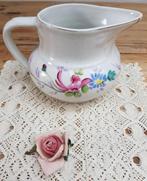 Grote Franse brocante bruidsservies kan , handbeschilderd, Antiek en Kunst, Antiek | Servies los, Ophalen of Verzenden