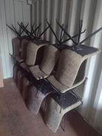 partij 21 gebruikte stoelen, Huis en Inrichting, Stoelen, Ophalen, Zo goed als nieuw, Bruin, Vijf, Zes of meer stoelen