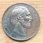Nederland 2-1/2 gulden 1872 Willem III Rijksdaalder zilver, Postzegels en Munten, Munten | Nederland, Ophalen of Verzenden, Koning Willem III