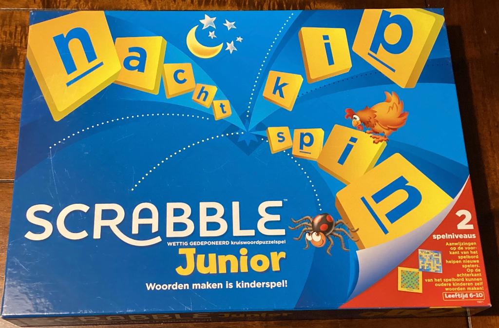 Scrabbel junior, Ophalen of Verzenden, Zo goed als nieuw
