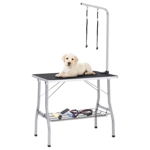 AANBIEDING | Hondentrimtafel verstelbaar 2 lussen en opbergv, Dieren en Toebehoren, Honden-accessoires, Nieuw, Verzenden