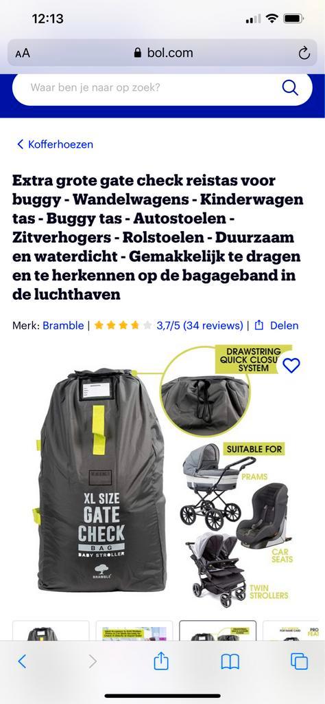 Reistas voor Kinderwagen/Buggy - Bramble, Kinderen en Baby's, Kinderwagens en Combinaties, Nieuw, Kinderwagen, Overige merken