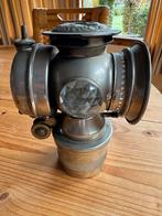 Antieke Tinnen Fietslamp, Ophalen of Verzenden