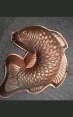 Koperen bakvorm vis, met ophang haakje, Ophalen of Verzenden