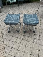 2x Crespo Voetenbankjes - in prima staat, Ophalen, Zo goed als nieuw, Campingstoel
