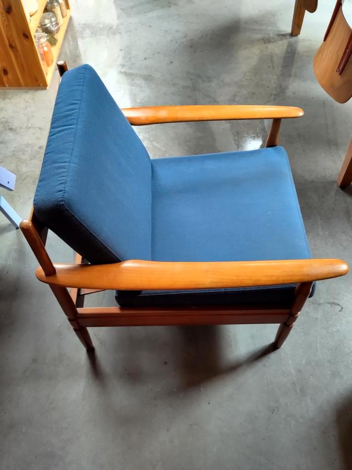 Vintage Mid-Century Fauteuil in heel goede conditie, Huis en Inrichting, Fauteuils, 50 tot 75 cm, 75 tot 100 cm, Ophalen