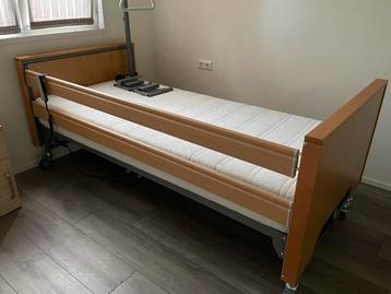 Hoog-Laag Zorgbed met Matras en Papegaai beschikbaar voor biedingen