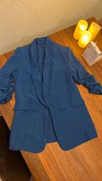 Shein kobalt colbert mt S rimpelmouw, Ophalen of Verzenden, Zo goed als nieuw, Blauw