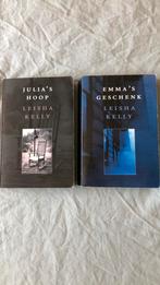 2 boeken van Leisha Kelly: Julia’s Hoop en Emma’s geschenk, Gelezen, Leisha Kelly, Ophalen of Verzenden, Nederland