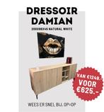 Dressoir Damian, uit showroom 200x88x45, Ophalen, Met deur(en), Nieuw, 200 cm of meer