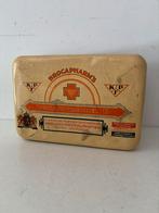 Vintage verbandtrommel, Verzamelen, Blikken, Verzenden