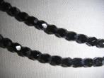 rouwketting,facet geslepen gitten, Ophalen of Verzenden, Overige materialen, Ketting