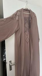 Abaya Kimono, Verzenden, Beige, Maat 42/44 (L), Zo goed als nieuw