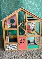 HEMA poppenhuis met meubels, Kinderen en Baby's, Speelgoed | Poppenhuizen, Poppenhuis, Ophalen of Verzenden, Zo goed als nieuw