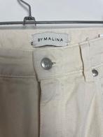 By Malina mid Rise off-white jeans wide leg maat 26 32, By Malina, Wit, Malina, Ophalen of Verzenden