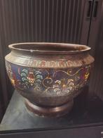 Japanse bronzen / koperlegering cloisonne, Antiek en Kunst, Ophalen