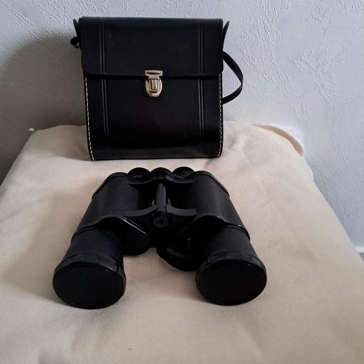 Verrekijker met Tas - 7x50, Audio, Tv en Foto, Optische apparatuur | Verrekijkers, Gebruikt, Porro (met knik), Minder dan 8x, Met hoes of tas