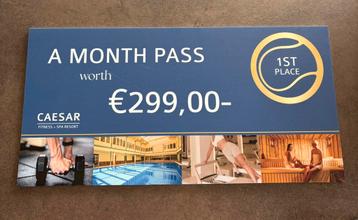 Maandvoucher CAESAR Spa & Fitness beschikbaar voor biedingen