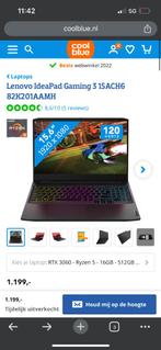 Laptop Lenovo IdeaPad Gaming 3 15ACH6 82K201AAΜΗ, Computers en Software, 16 GB, AMD Ryzen, 15 inch, Qwerty
