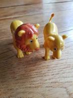 Leeuw+Leeuwin, Mufasa+Sarabi, ouders van Simba, Disney., Ophalen of Verzenden, Leeuwenkoning of Jungle Boek, Zo goed als nieuw