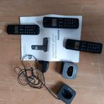 Philips Huistelefoon 1 basisstation en 2 Handsets, Ophalen of Verzenden, Gebruikt, 3 handsets