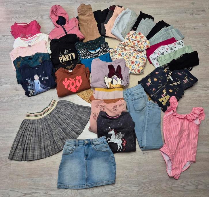 Kledingpakket meisje, Kinderen en Baby's, Kinderkleding | Kinder-kledingpakketten, Zo goed als nieuw, Maat 110, Ophalen of Verzenden
