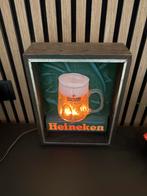 Heineken Bubbellamp - Mooie Staat, Verzamelen, Biermerken, Verzenden, Gebruikt, Overige typen, Heineken