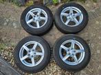 Winterbanden Continental op Lichtmetalen Velgen met TPMS, Ophalen, 16 inch, Banden en Velgen, Winterbanden