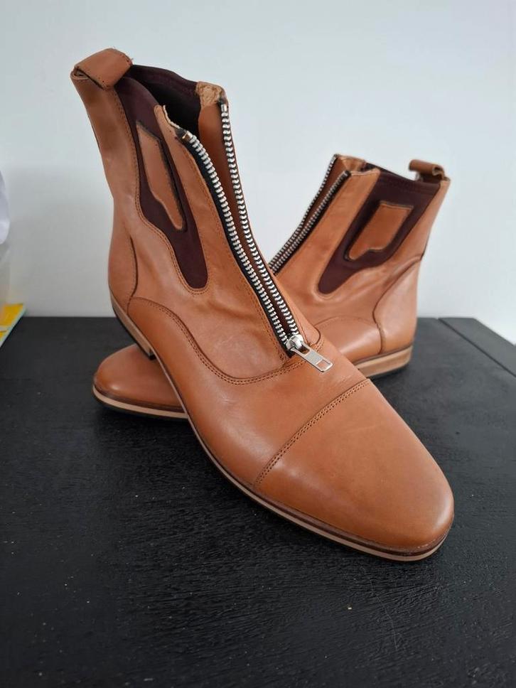 Nieuwe leren jodphurs, maat 41, camel kleur, Kleding | Dames, Schoenen, Nieuw, Lage of Enkellaarzen, Bruin, Ophalen of Verzenden